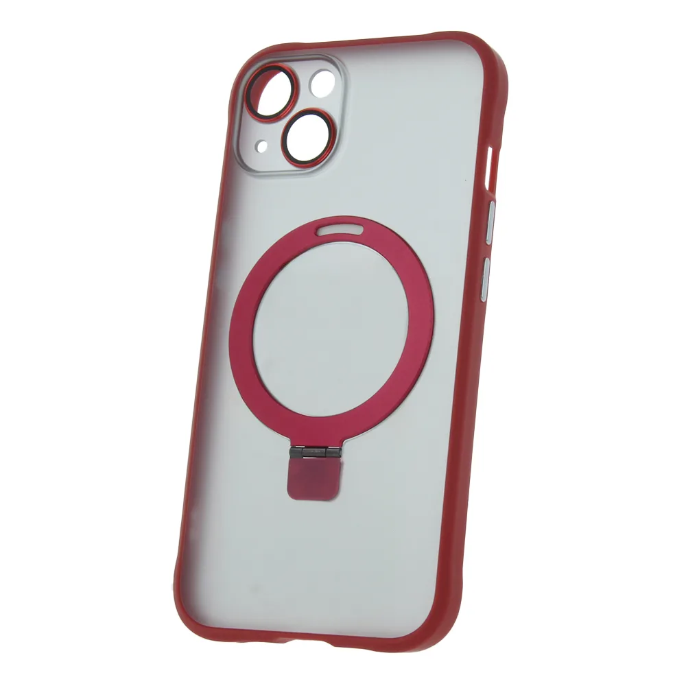Mag Ring-fodral för iPhone 13 6,1" rött