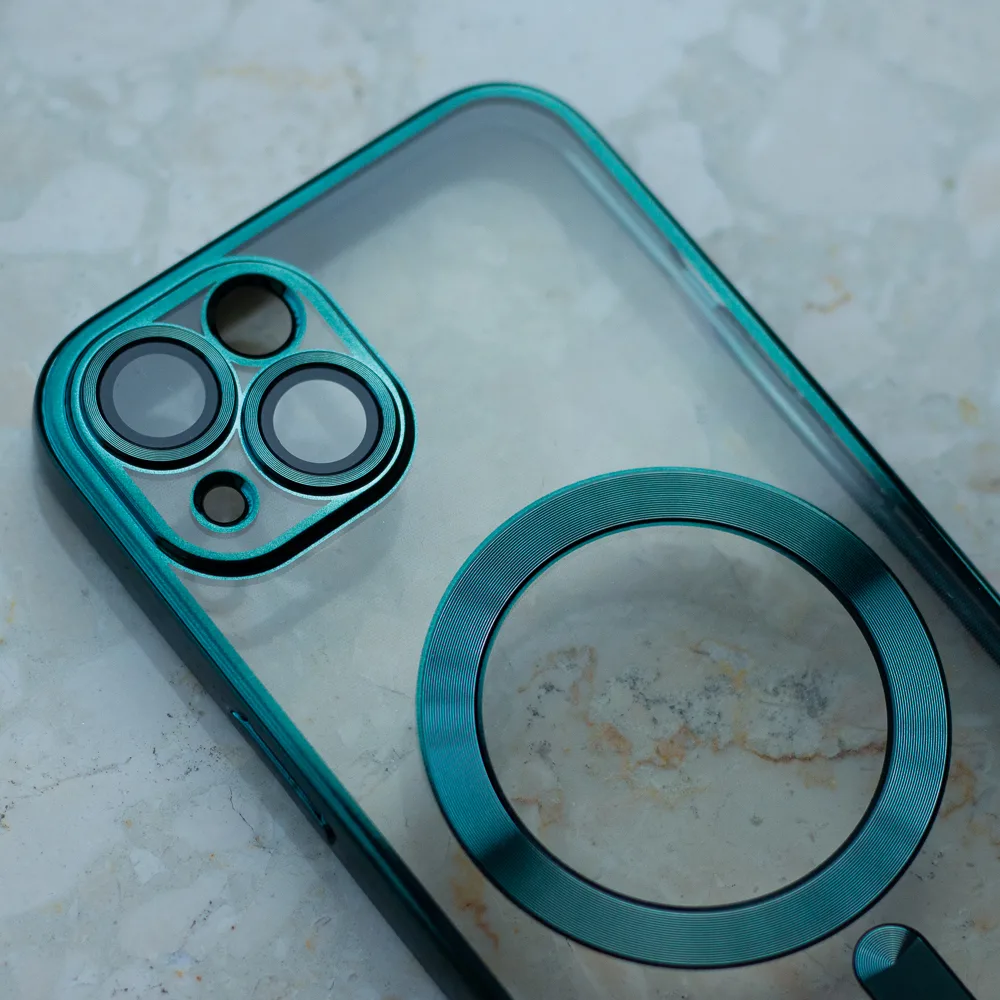 Color Chrome Mag case for iPhone 17 Pro Max 6,9″ green