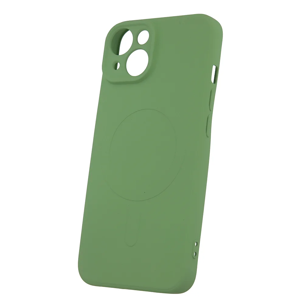Enkelt Color Mag-fodral för iPhone 16e i ljusgrönt