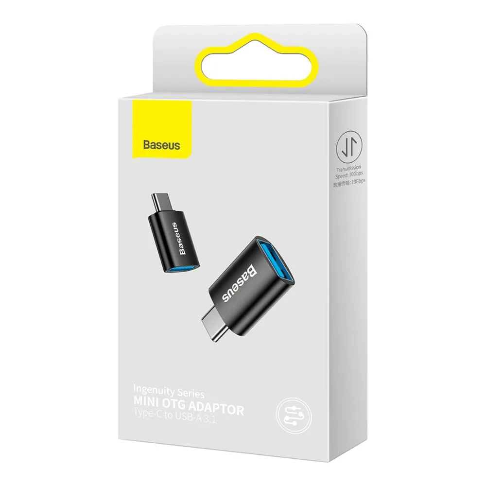 Baseus adapter Ingenuity USB-C to USB-A 3.1 black OTG
