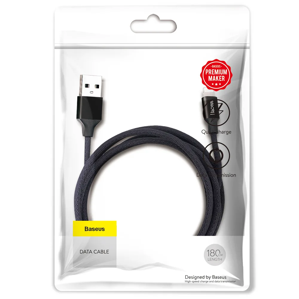 Baseus cable Yiven USB – Lightning 1,8 m 2A black
