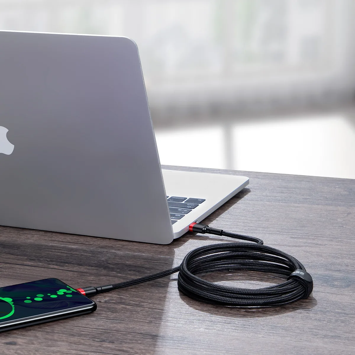 Baseus cable Cafule PD USB-C – USB-C 2,0 m 5A red-black 100W
