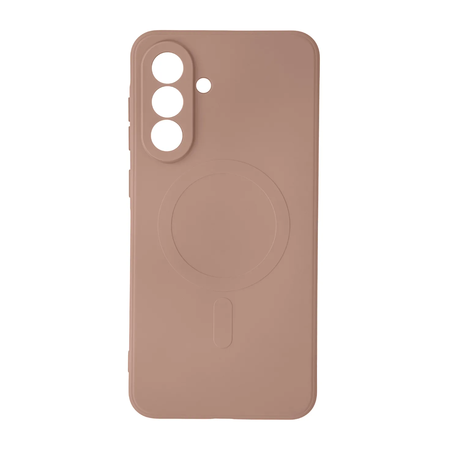 Enkel färg Mag-fodral för Samsung Galaxy A36 5G rosa
