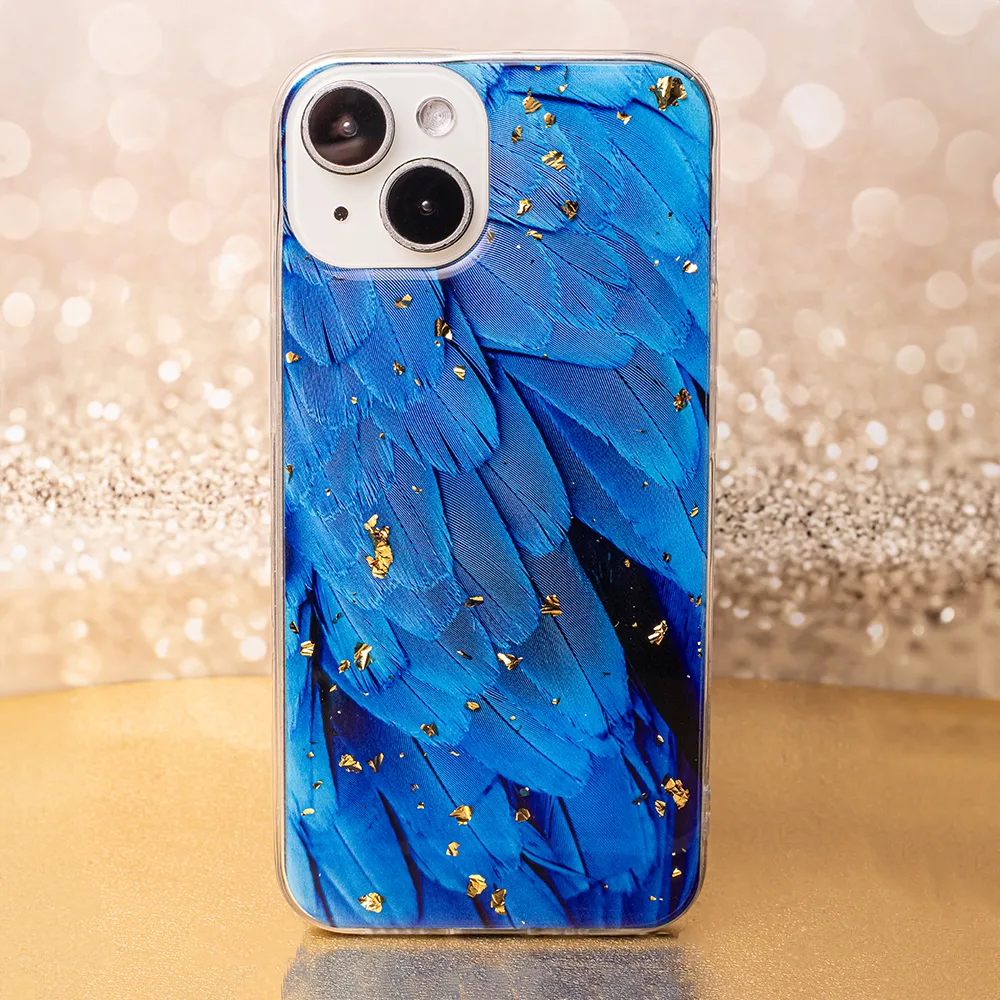 Guld Glam skal till Samsung Galaxy A35 5G blå