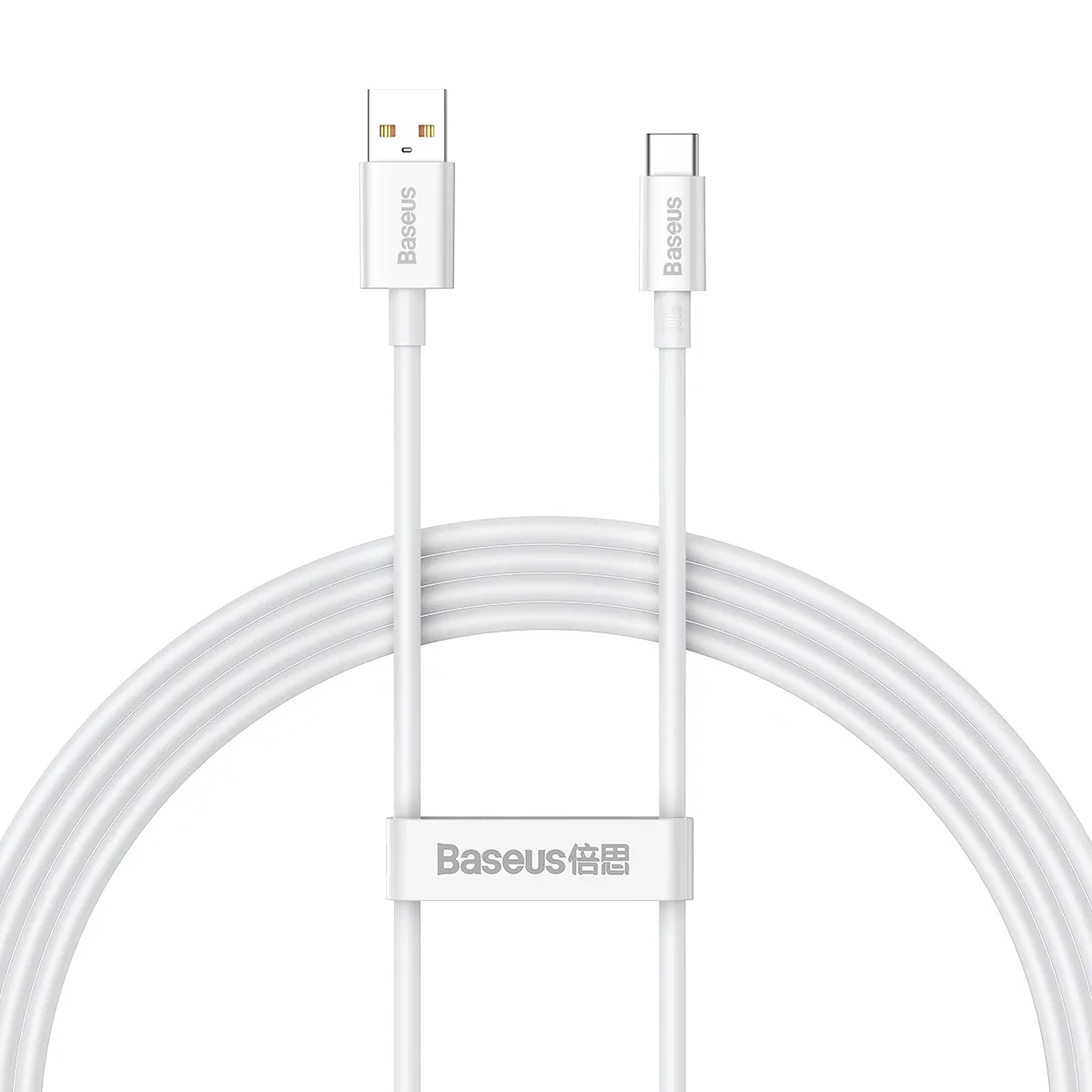 Baseus cable Superior USB – USB-C 1,5m moon white 100W