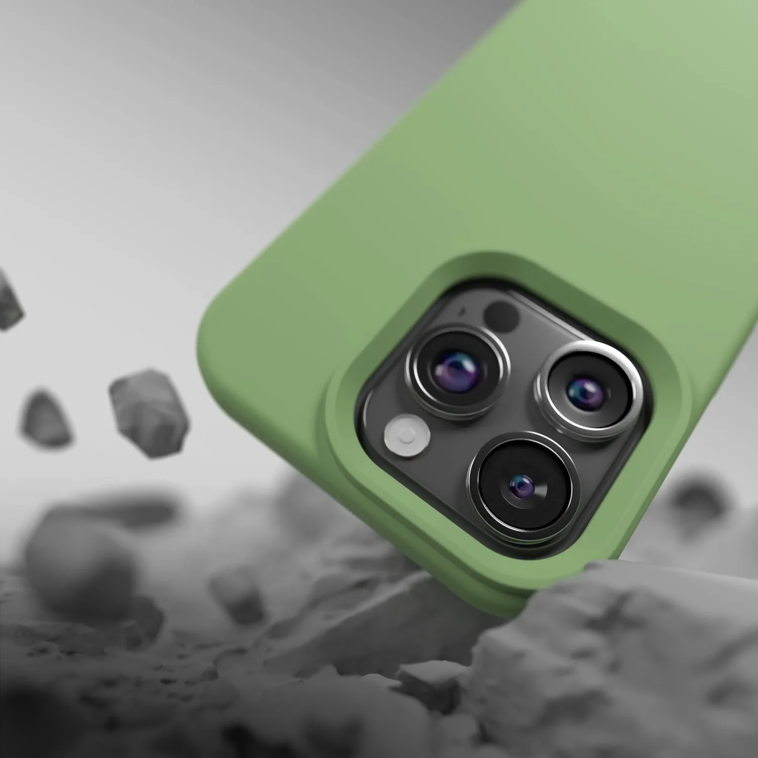 Etteri Silicone Mag-fodral för iPhone 15 Pro Max 6,7″ i ljusgrön