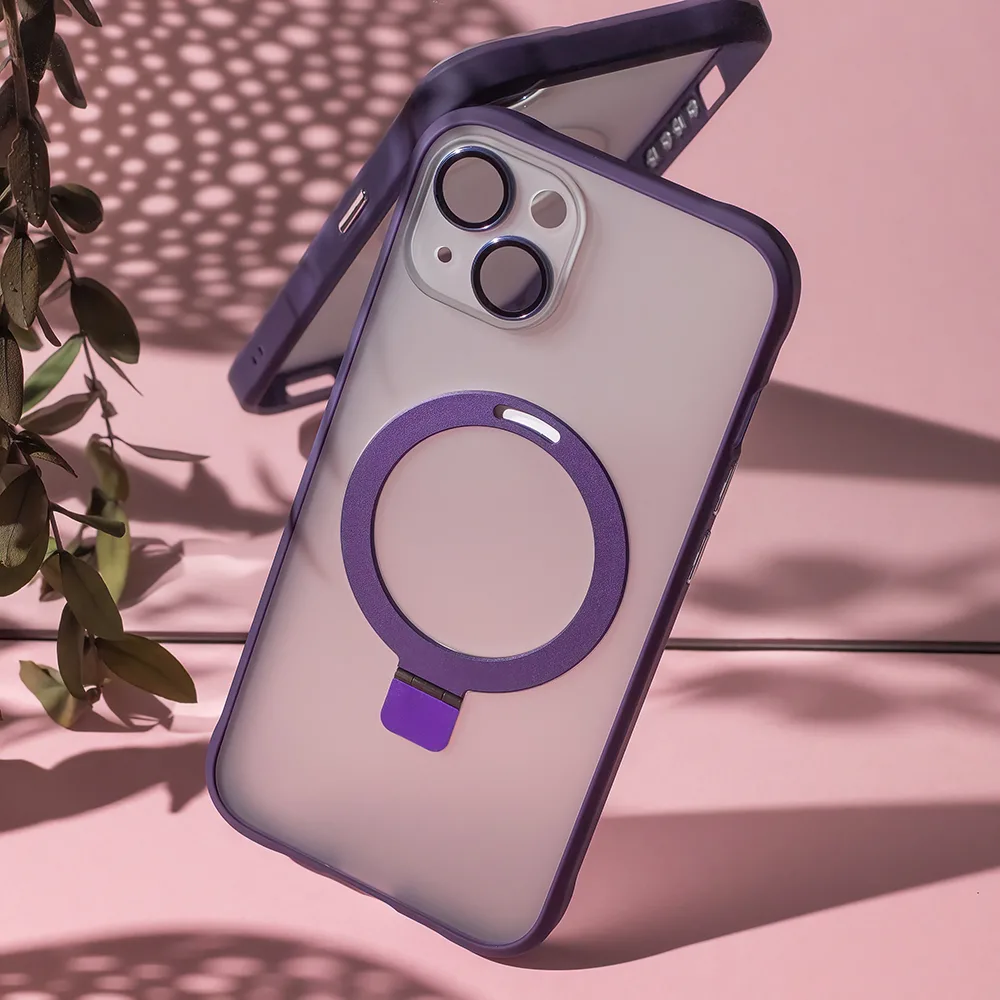 Mag Ring-fodral för iPhone 14 6,1″ i lila
