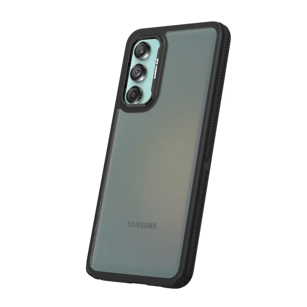 Svart kristallfodral till Samsung Galaxy M55 5G
