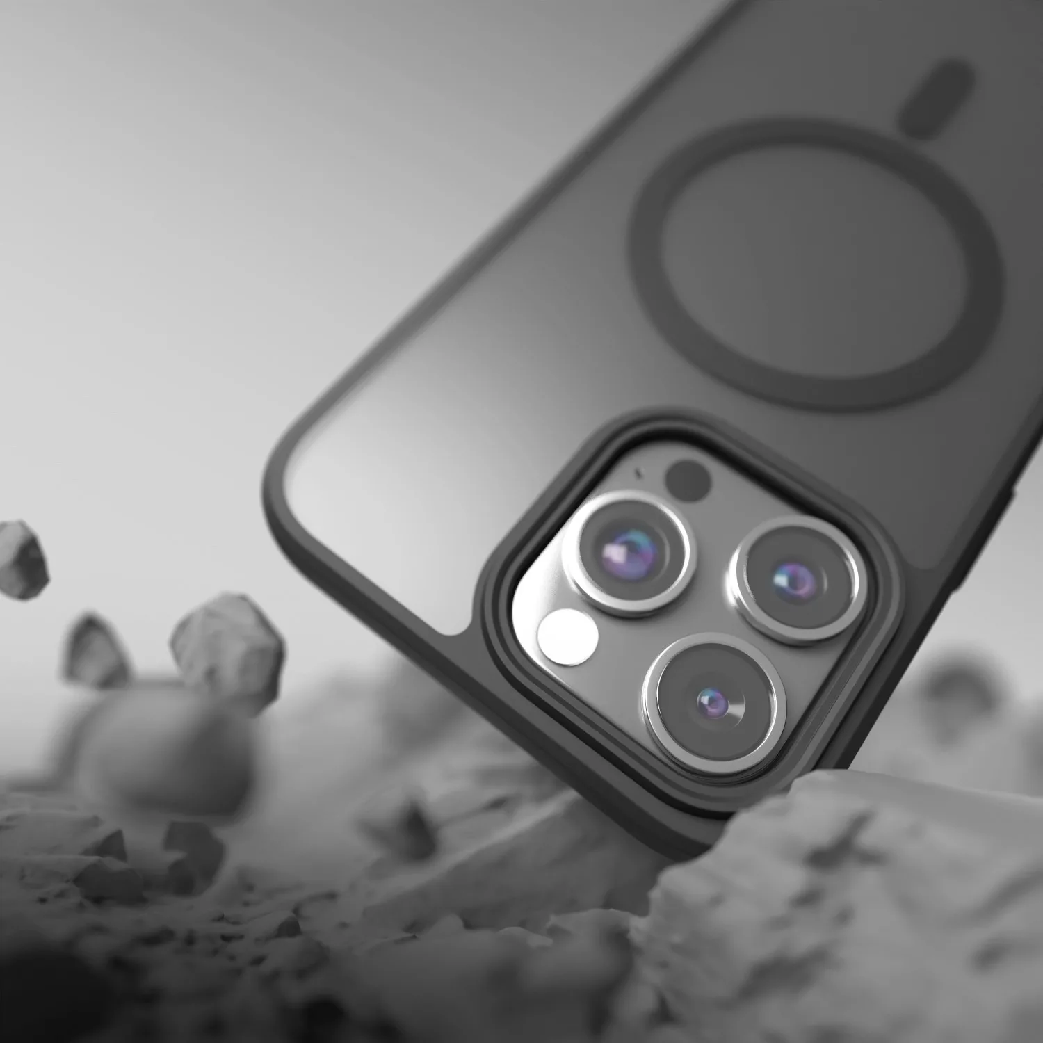 Etteri Matt Mag fodral för iPhone 15 Pro Max 6,7″ svart