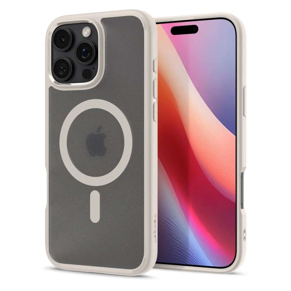Spigen Ultra Hybrid Mag Magsafe case for iPhone 16 Pro Max 6,9″ frost natural titanium