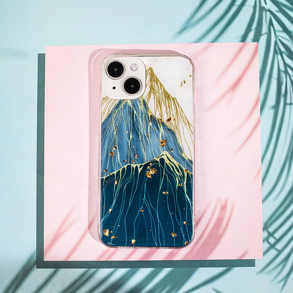Guld Glam-fodral till Samsung Galaxy A25 5G (global) mountain