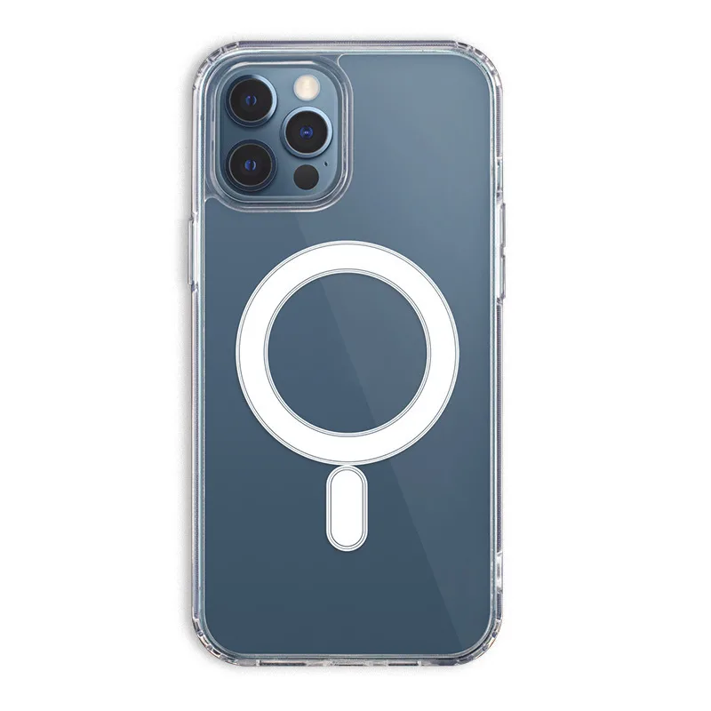 Anti Shock 1,5 mm Mag case for iPhone 15 6,1″ transparent big hole