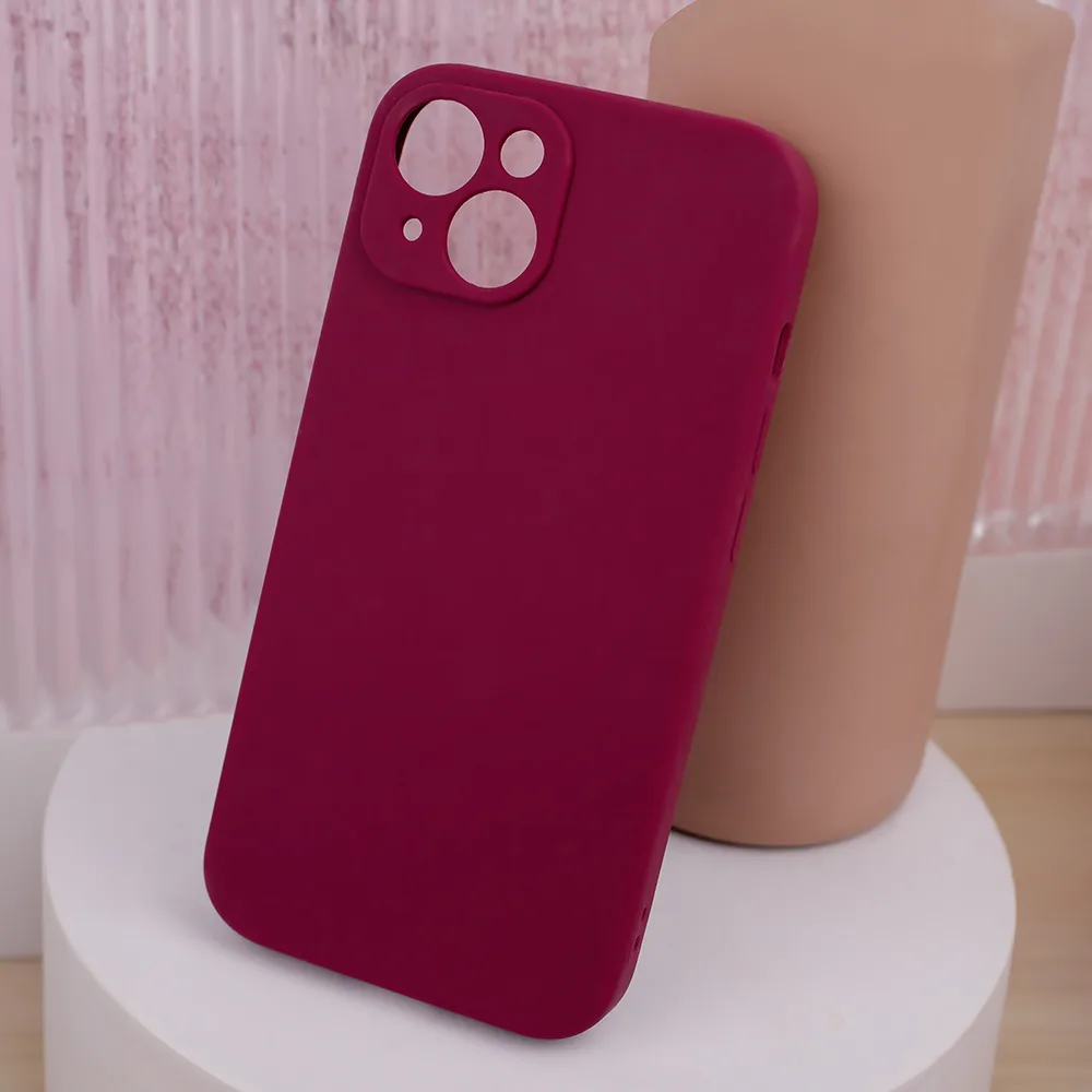 Mag Invisible fodral för iPhone 14 6,1″ vinröd