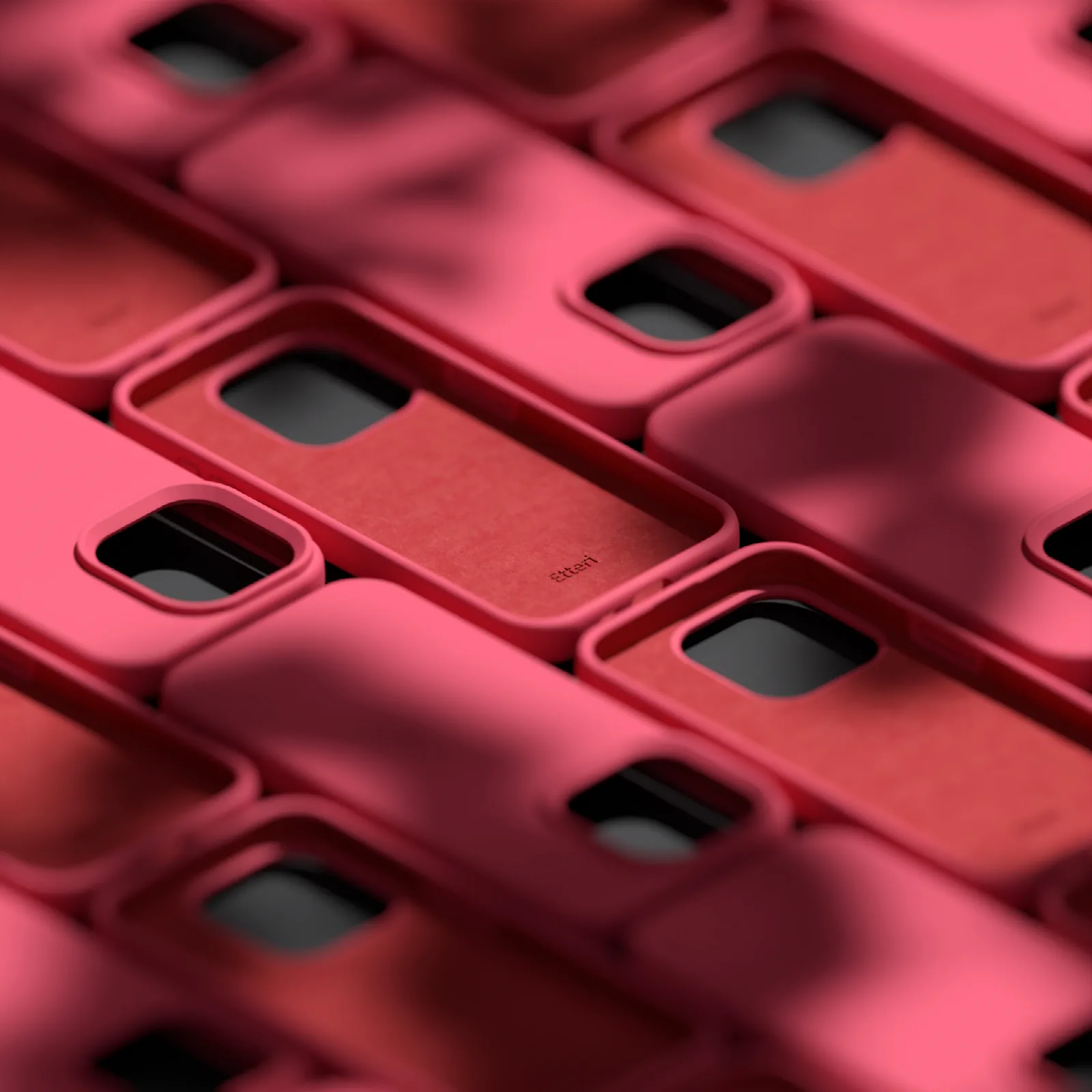 Etteri Silicone case för iPhone 14 6,1″ hallon