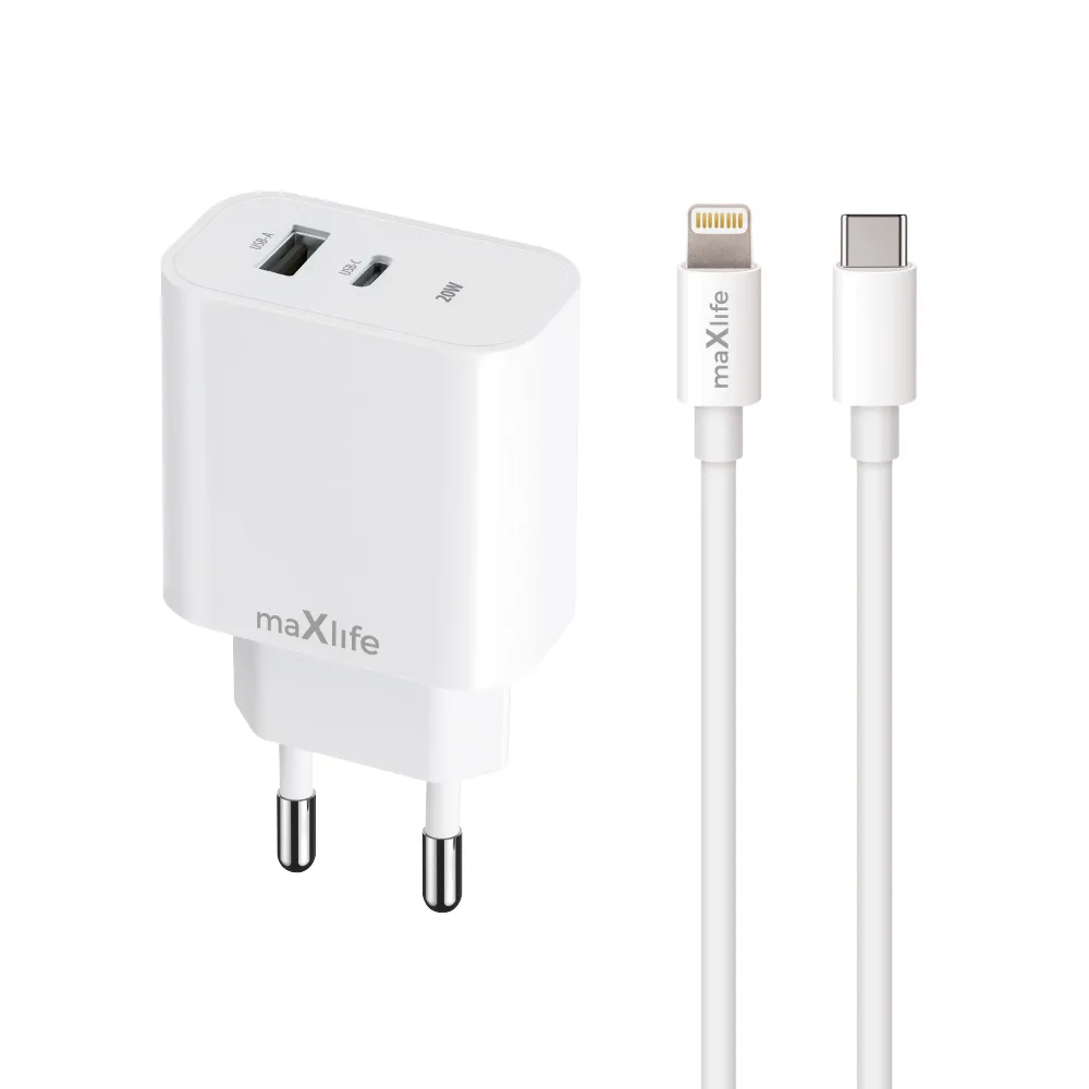 Maxlife MXTC-06-20AC PD QC-laddare