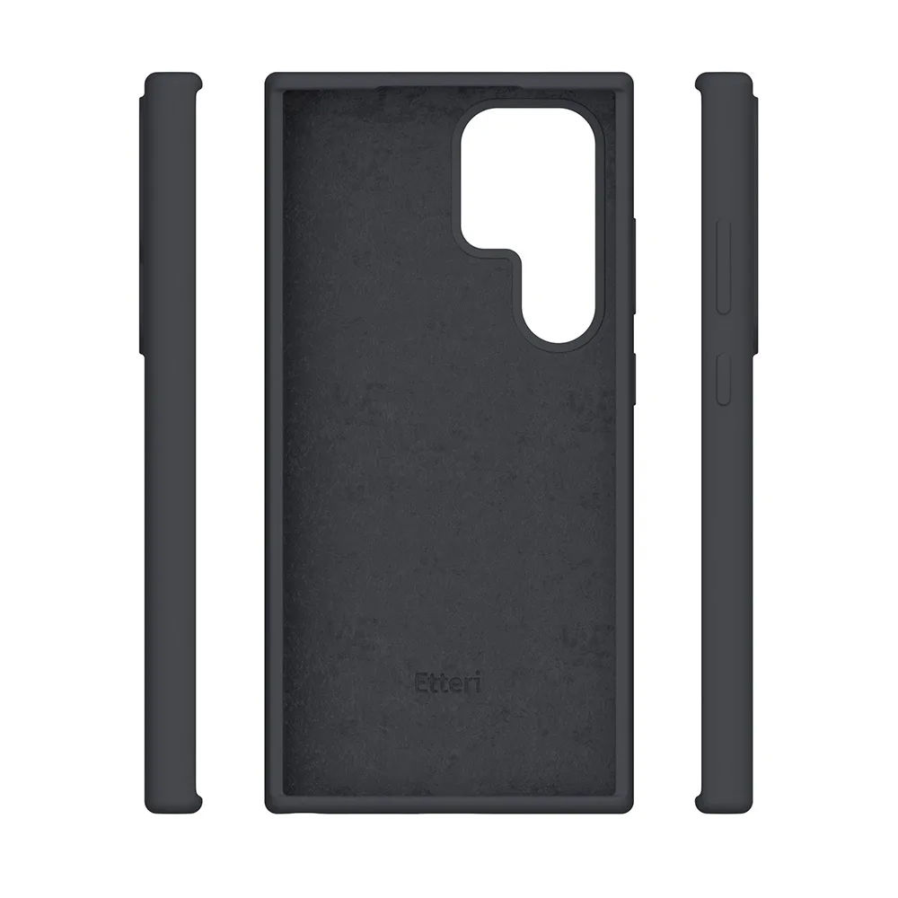 Etteri Silikonskal för Samsung Galaxy S24 Ultra svart