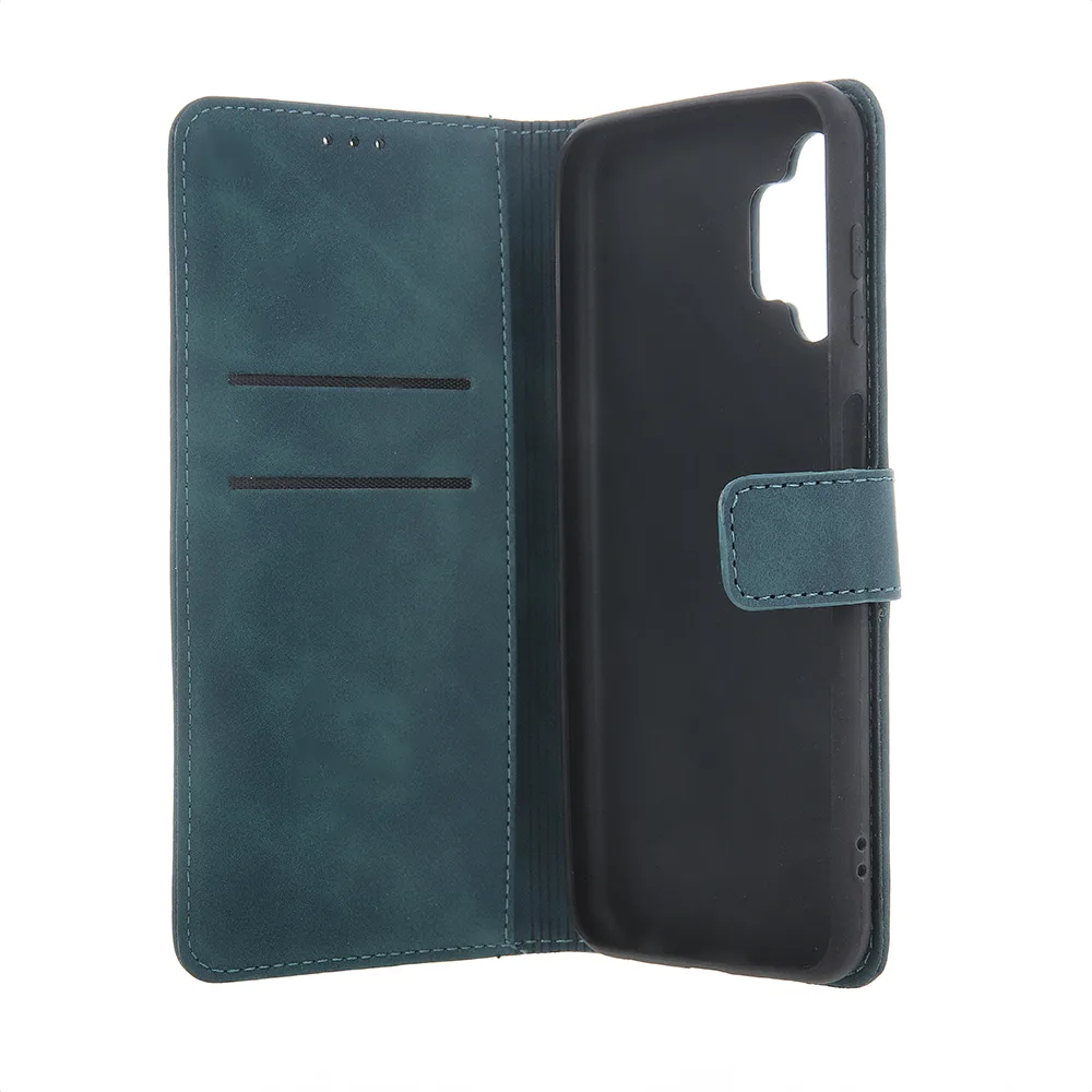 Smart Velvet-fodral till Xiaomi Redmi Note 13 5G (global) mörkgrön