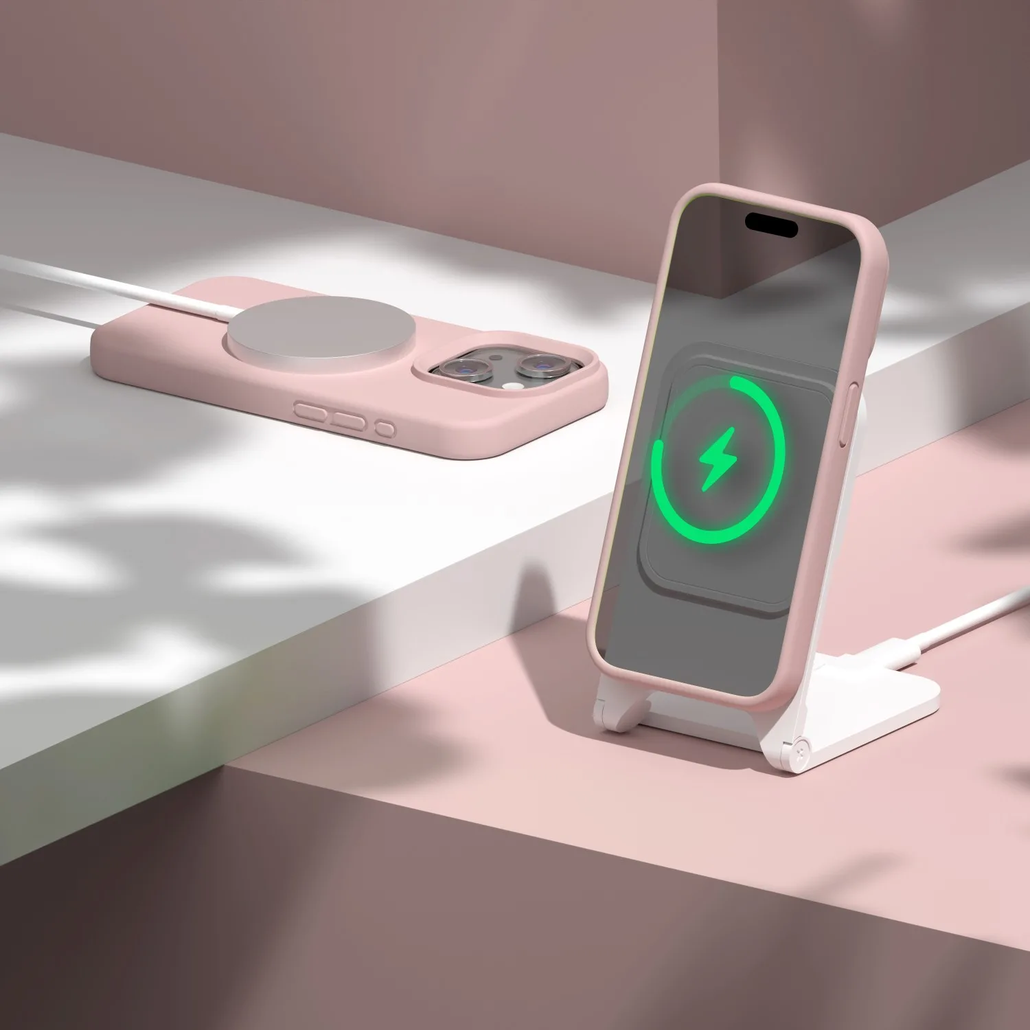 Etteri Silikonfodral för iPhone 11 ljusrosa