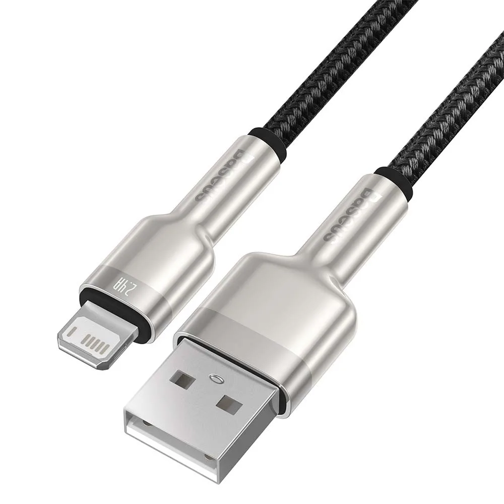 Baseus cable Cafule Metal USB – Lightning 1,0 m 2,4A black