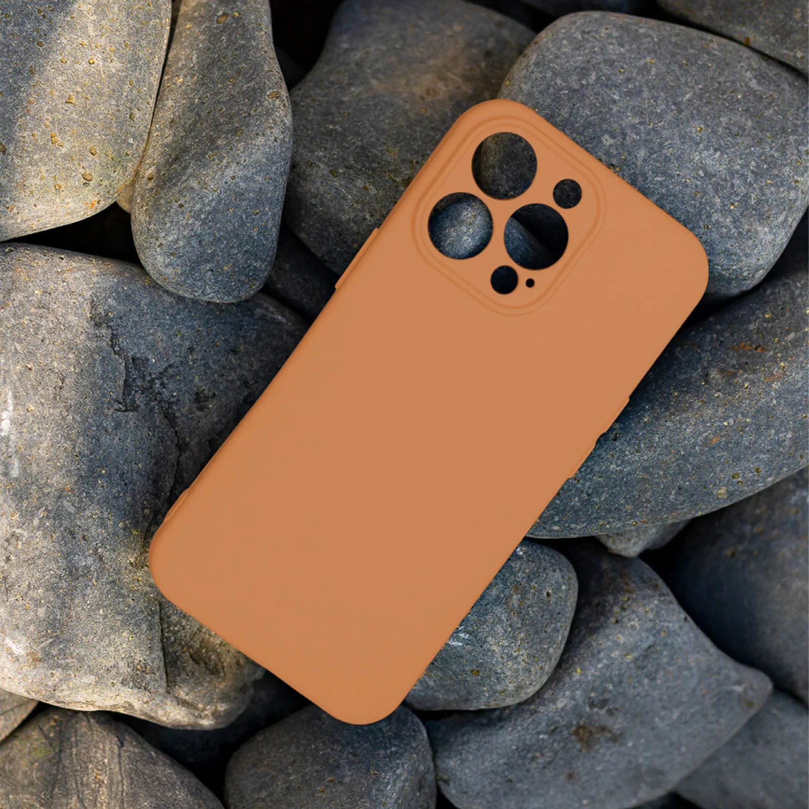 Silicon case for iPhone 17 Pro Max 6,9″ tangerine
