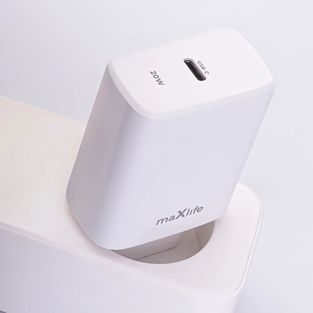 Maxlife MXTC-10-20C PD QC-laddare 1x USB-C 20W vit