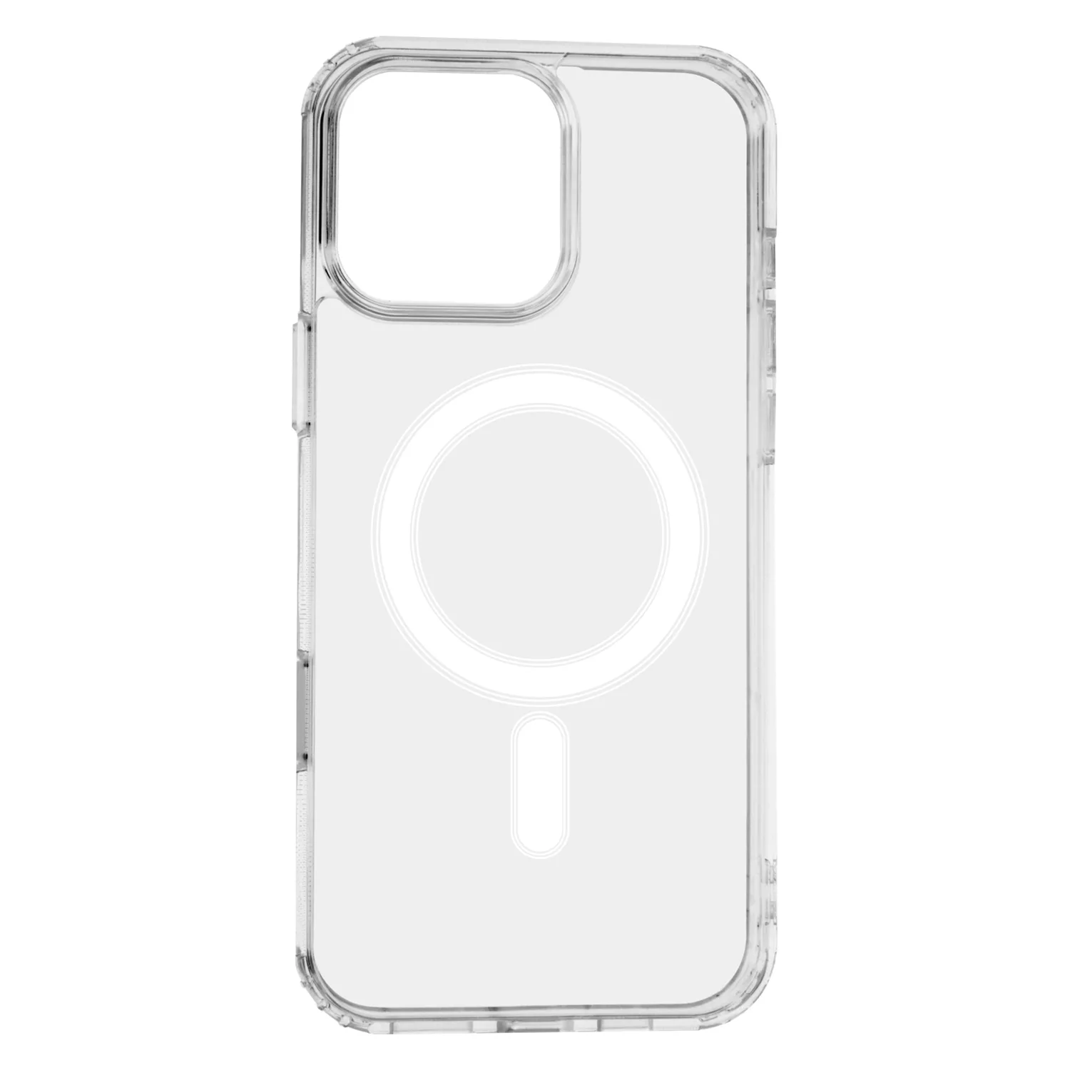 Anti Shock 1,5 mm Mag case for iPhone 16 Pro Max 6,9″ transparent big hole + button