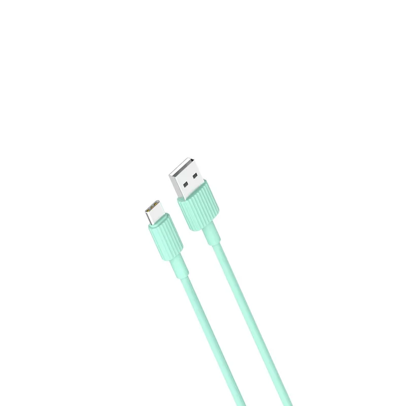 XO cable NB156 USB - USB-C 1,0 m 2,4A green