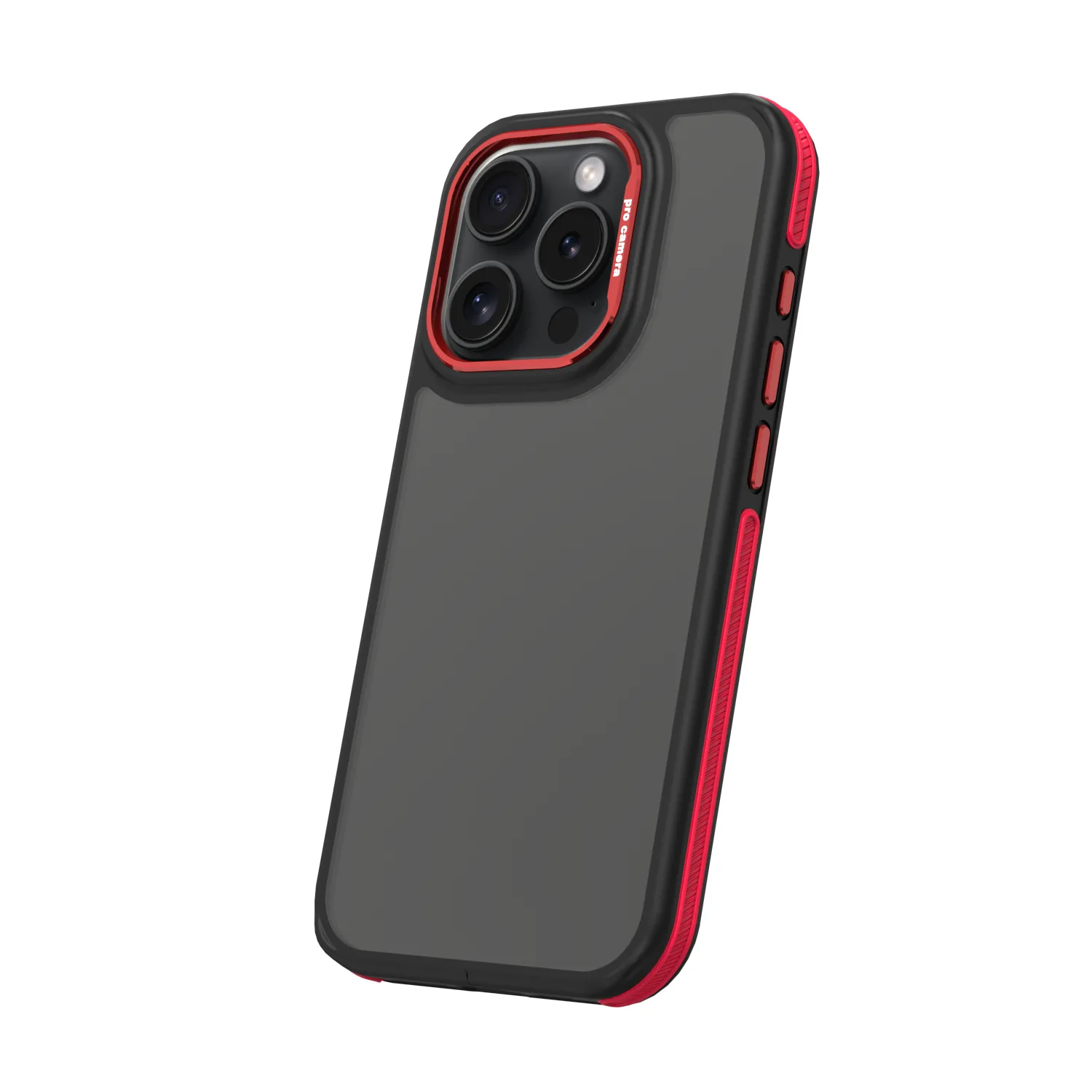 Crystal Black case for Xiaomi Redmi Note 14 5G (Global) red
