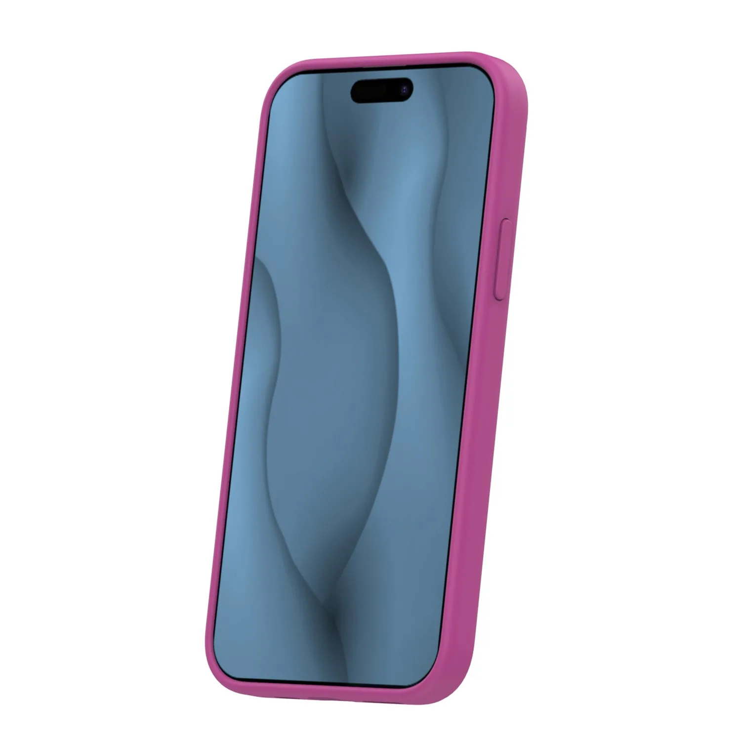 Silicone Thin Mag case for iPhone 12 / 12 Pro 6,1″ fuschia