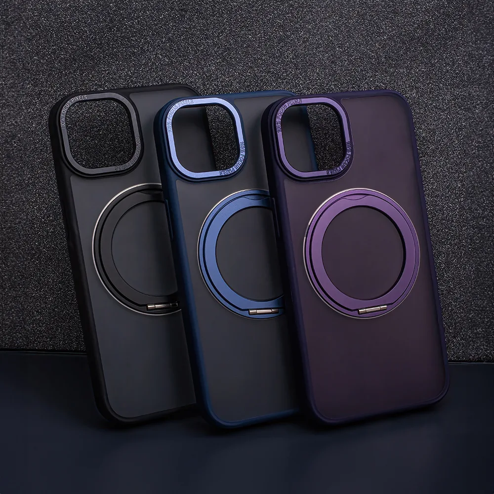 Mag Ring Rotating case for iPhone 15 Pro Max 6,7″ navy blue