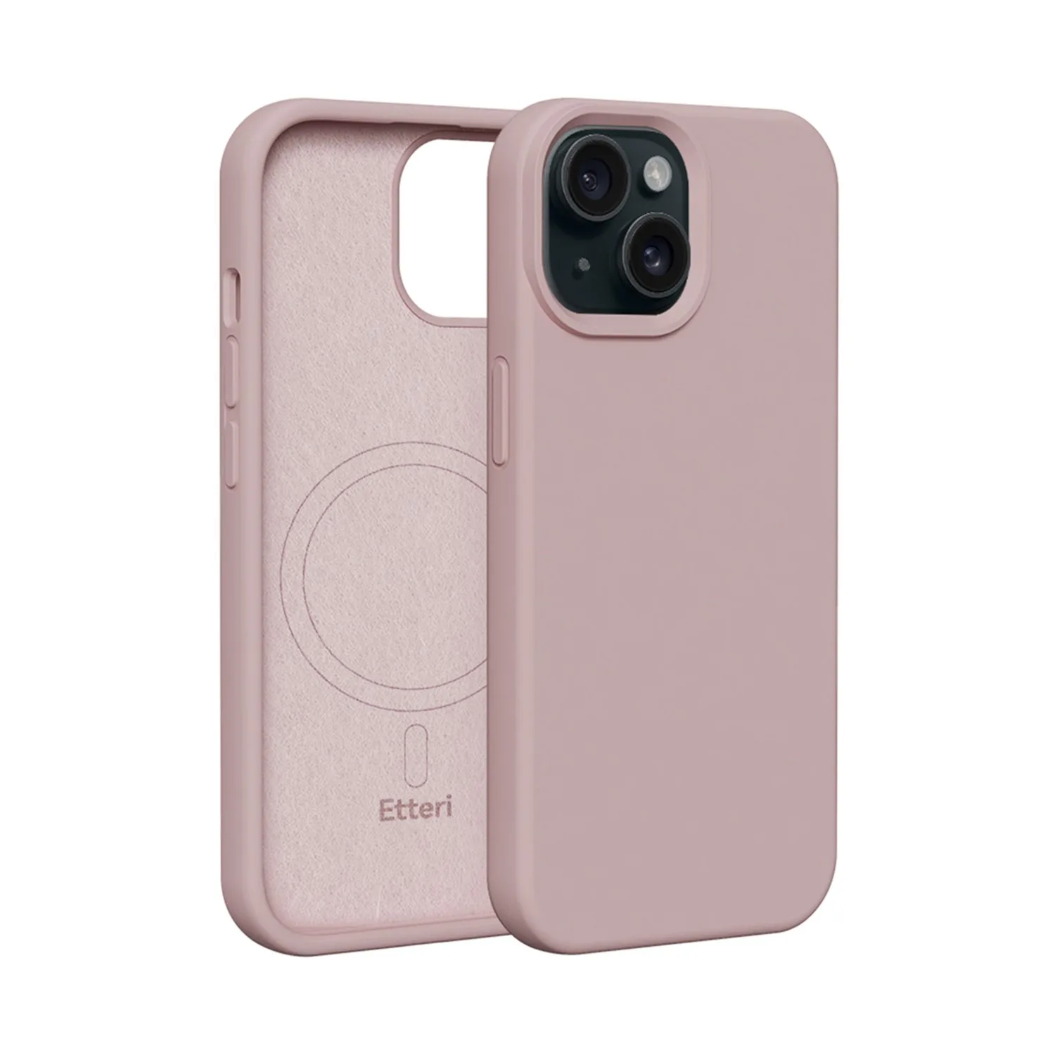 Etteri Silicone Mag case for iPhone 13 6,1" light pink