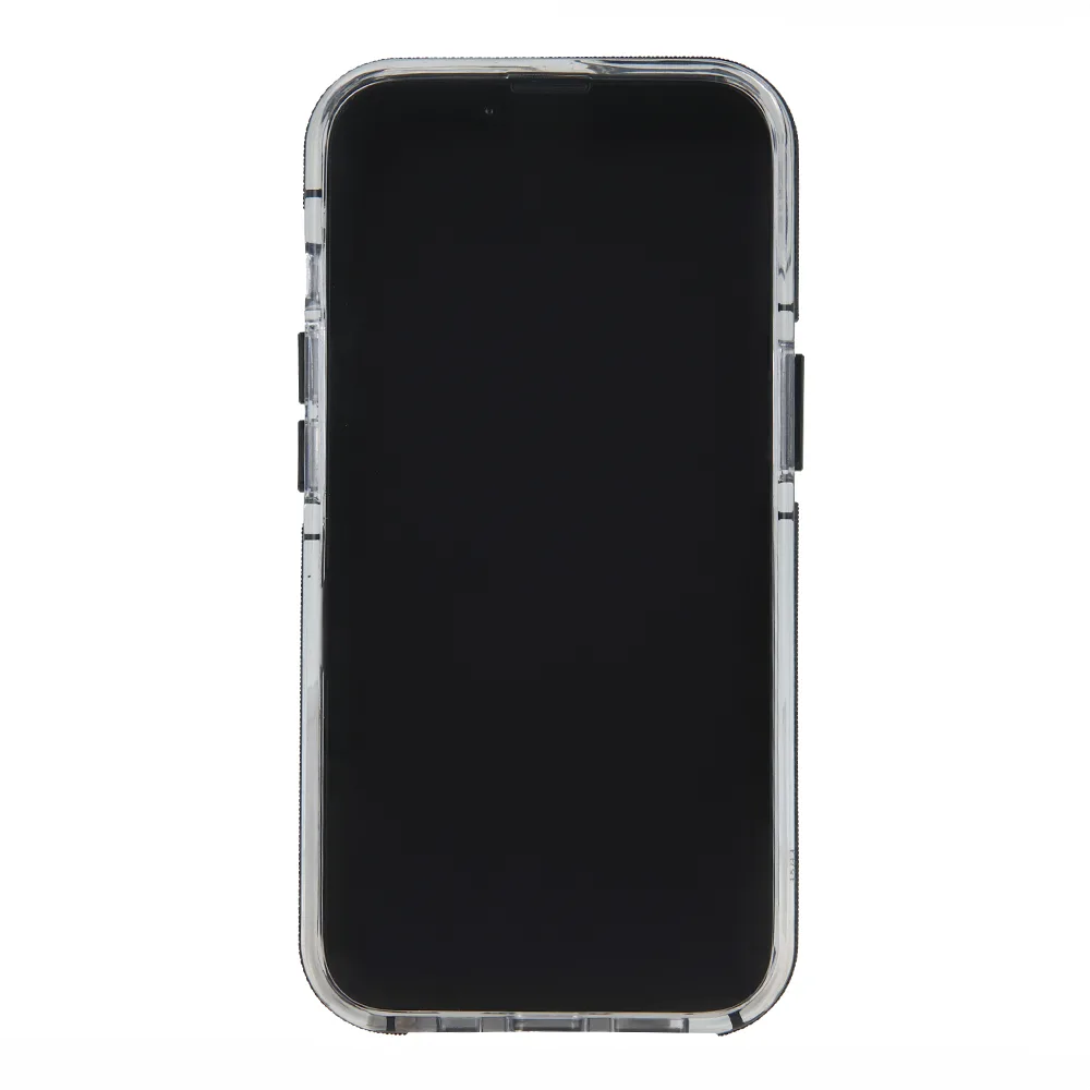 Akrylfodral med kolfiberdesign för iPhone 12 / 12 Pro 6,1″ svart