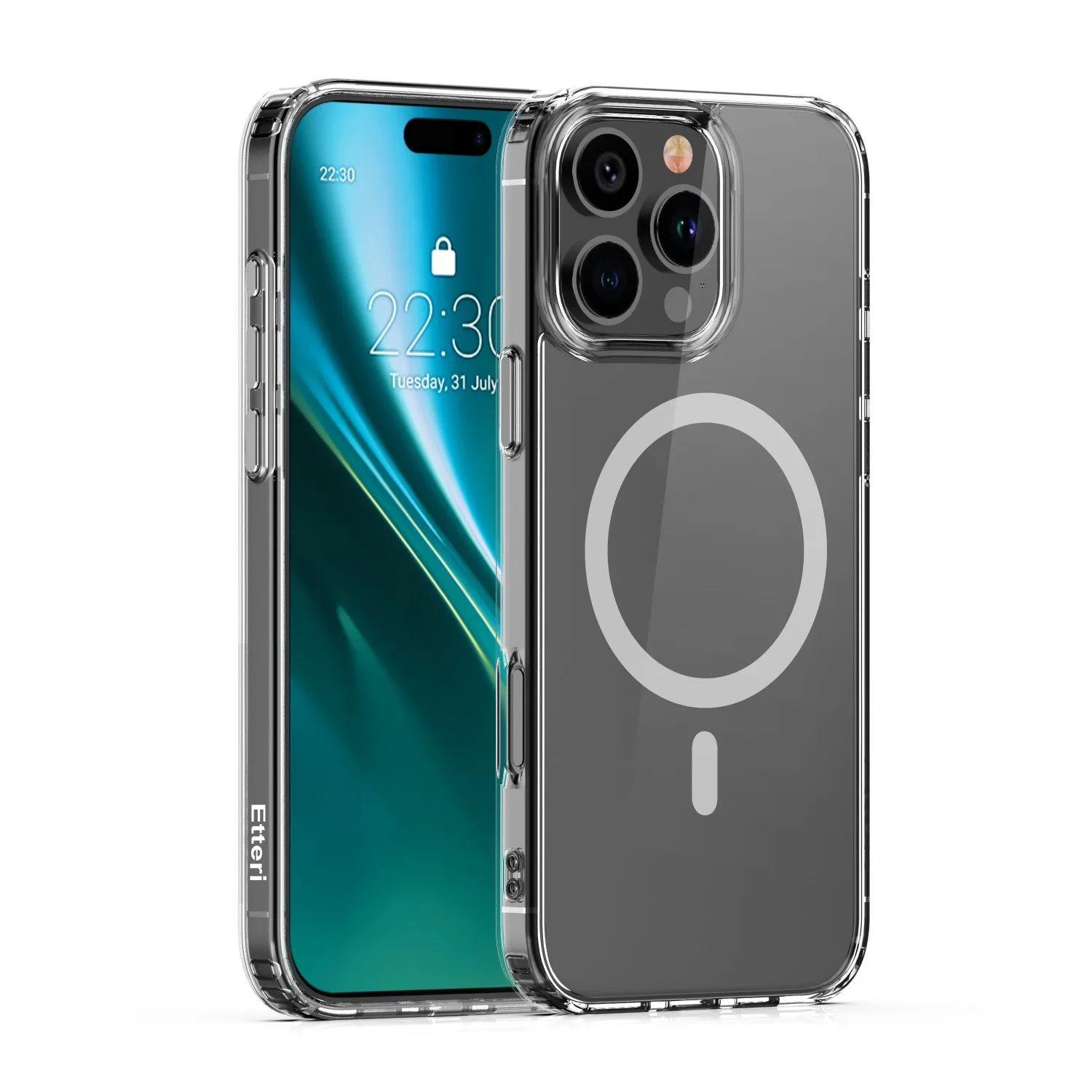 Etteri Color Mag case for iPhone 16 Pro Max 6,9″ grey