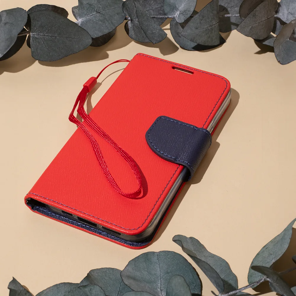 Smart Fancy fodral för Xiaomi Redmi 13C 4G / 13C 5G / Poco C65 röd-blå