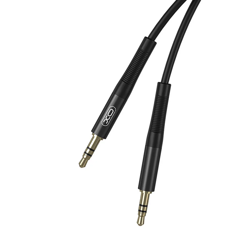XO-kabel audio NB-R175A jack 3,5 mm – jack 3,5 mm 1,0 m svart
