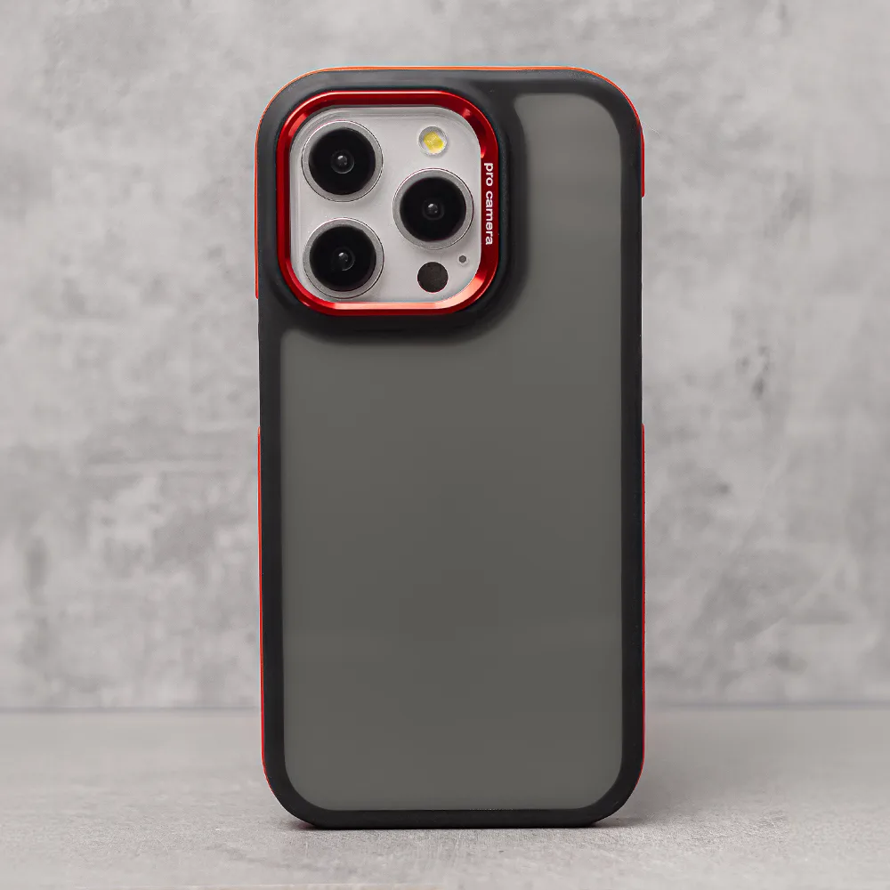 Crystal Black case for Xiaomi Redmi Note 14 5G (Global) red