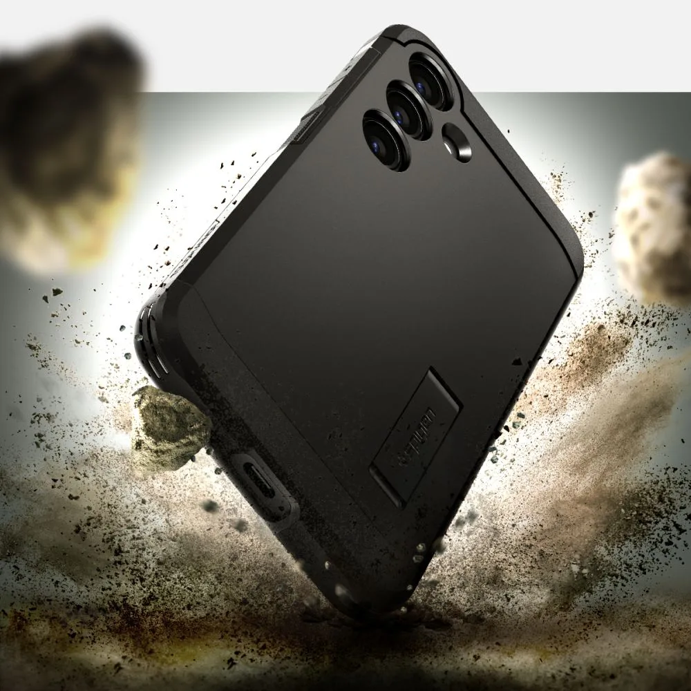 Spigen Tough Armor-fodral för Samsung Galaxy S24 i svart