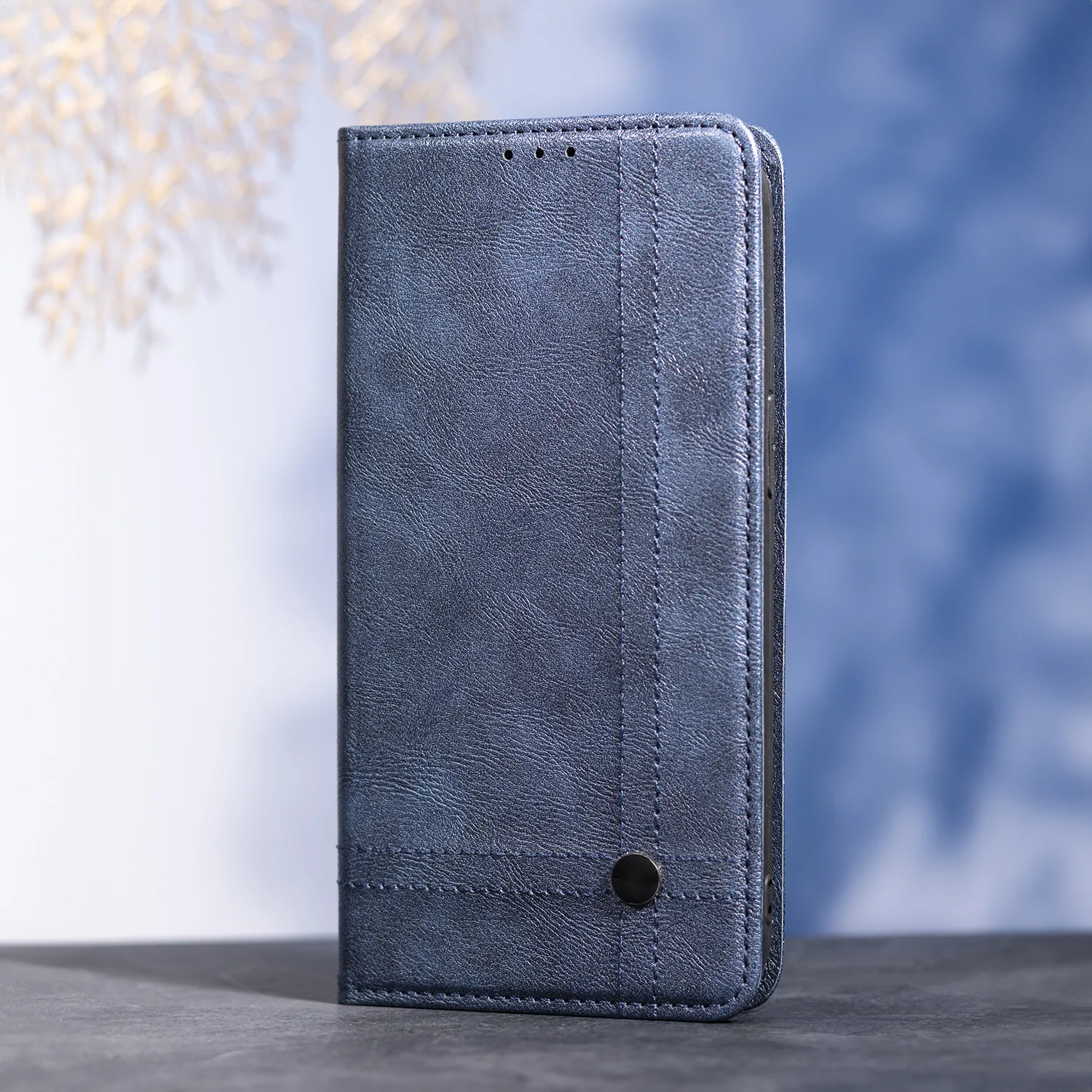Smart Seam-fodral för Samsung Galaxy A35 5G marinblå