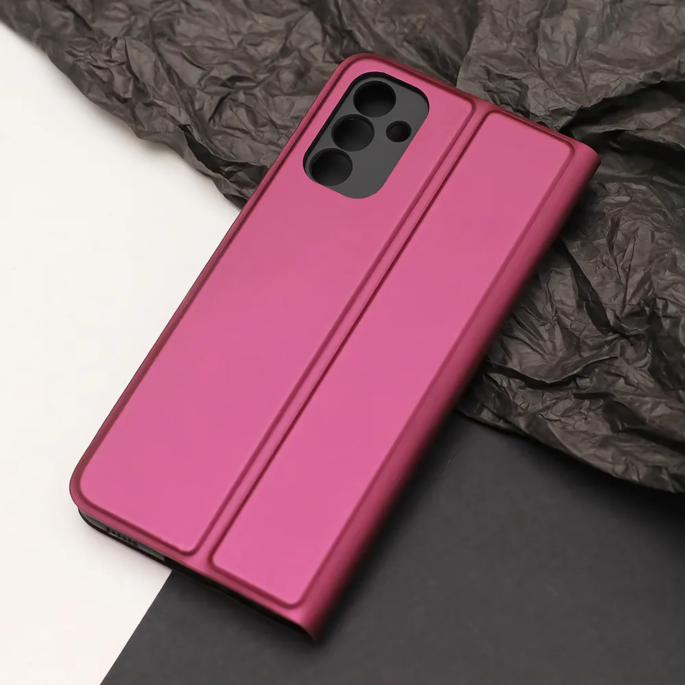 Smart mjuk fodral för iPhone 16e i bordeauxröd