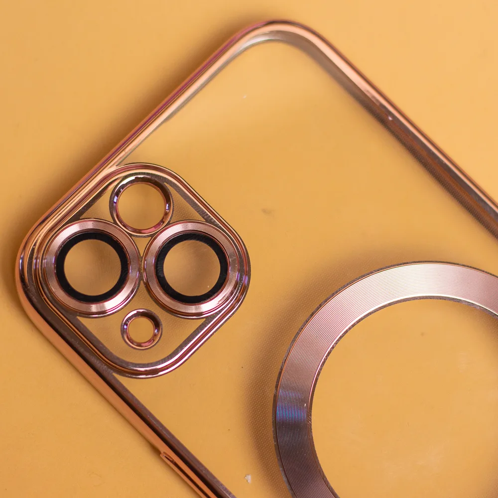 Color Chrome Mag-fodral för Samsung Galaxy A15 4G / A15 5G i roséguld