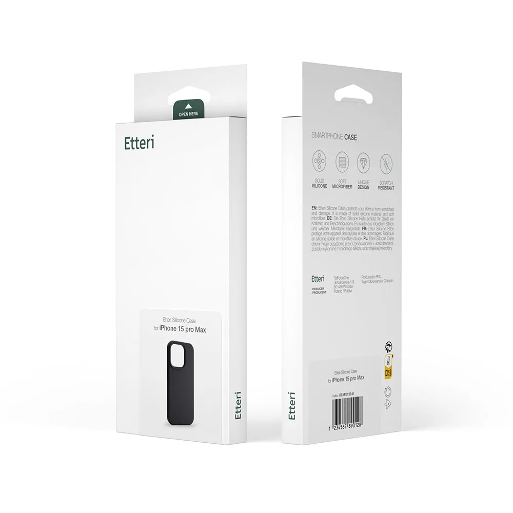 Etteri Silikonfodral för Xiaomi Redmi Note 13 5G svart