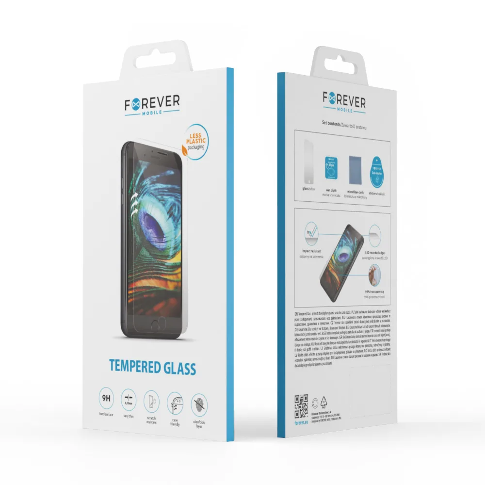 För alltid härdat glas 2,5D för Motorola Moto E14