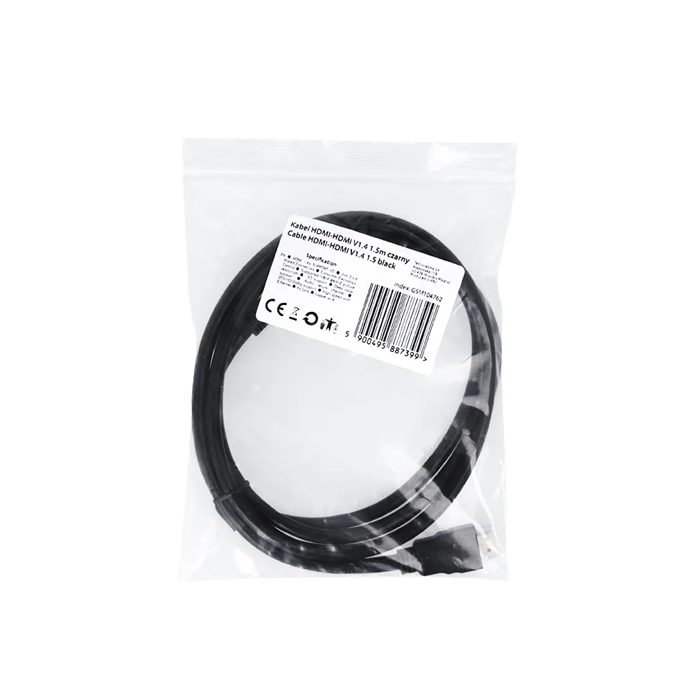 HDMI-HDMI Cable V1.4 1.5m black