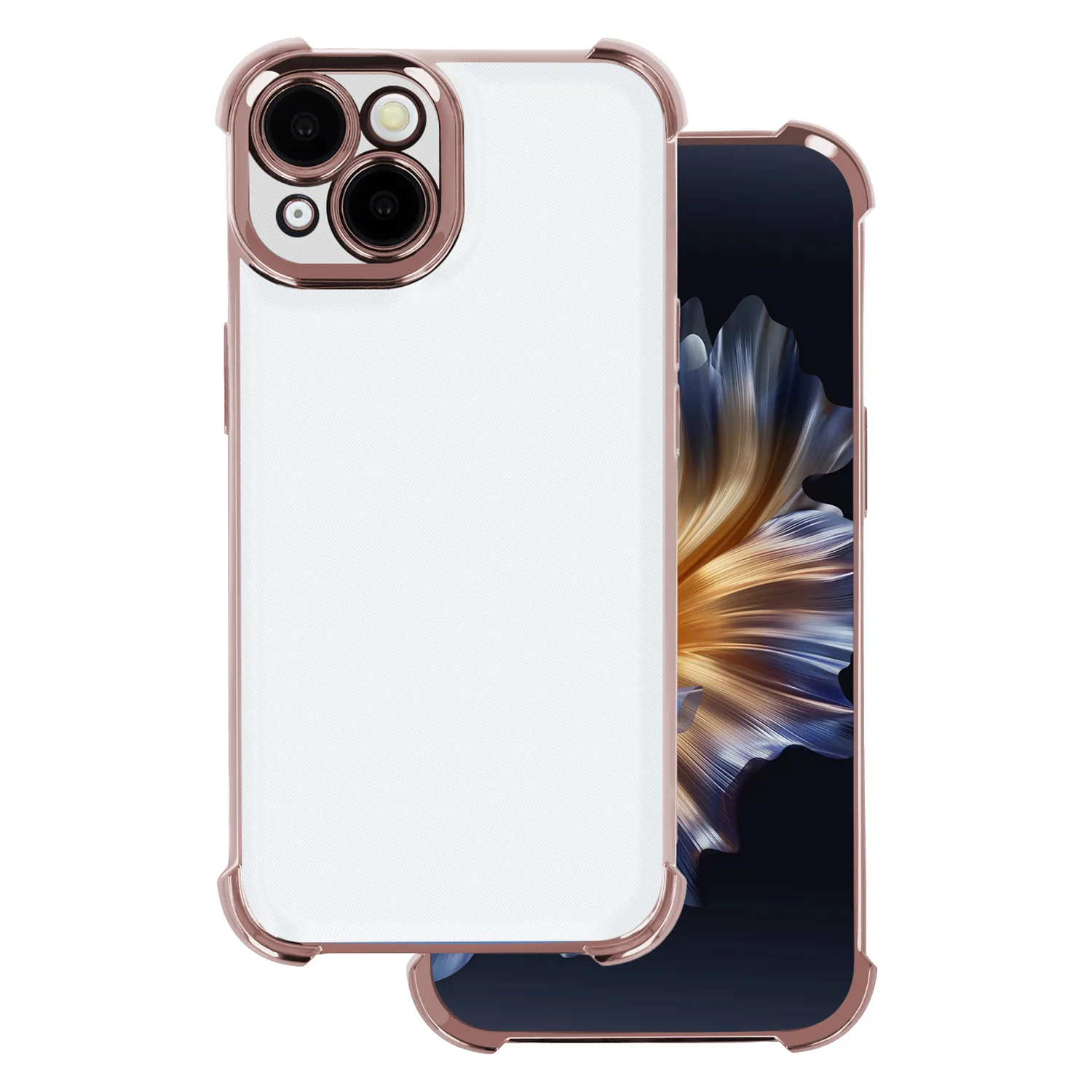 Anti Shock Chrome-fodral för iPhone 12 6,1″ guld