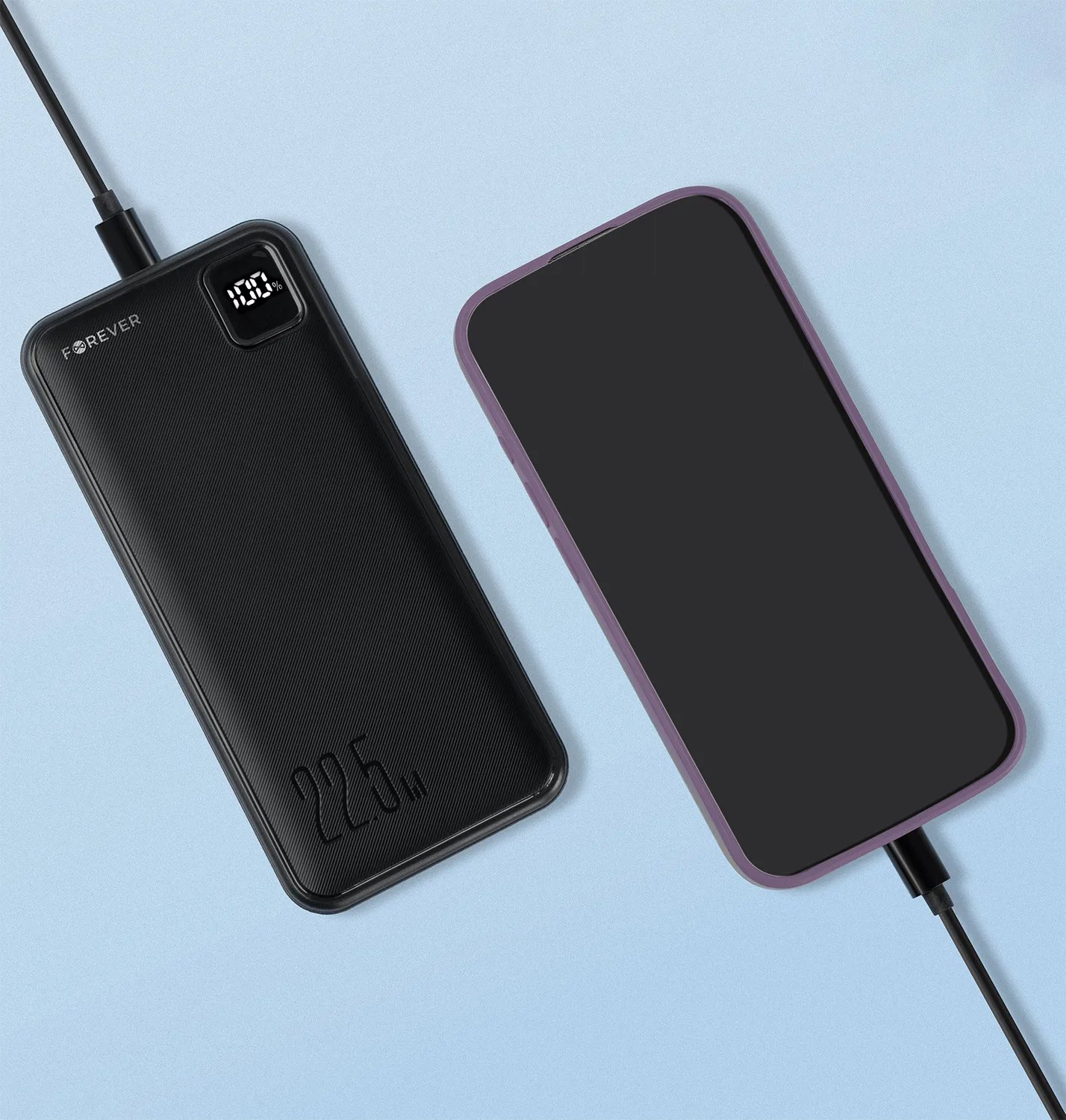 Forever power bank TB-300M PD QC 22,5W 10000 mAh black