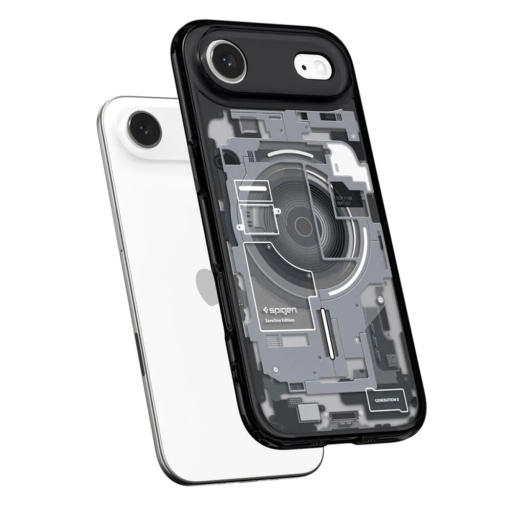 Spigen Ultra Hybrid Mag Magsafe case for iPhone 17 Air Zero One Black