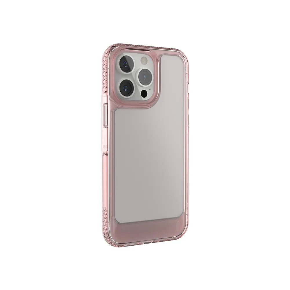 Ugly Rubber UMODEL-fodral för iPhone 15 Pro 6,1″ klarrosa