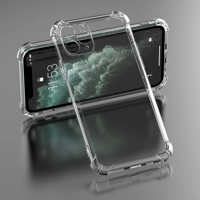 Anti Shock 1,5 mm fodral för iPhone 13 6,1″ transparent