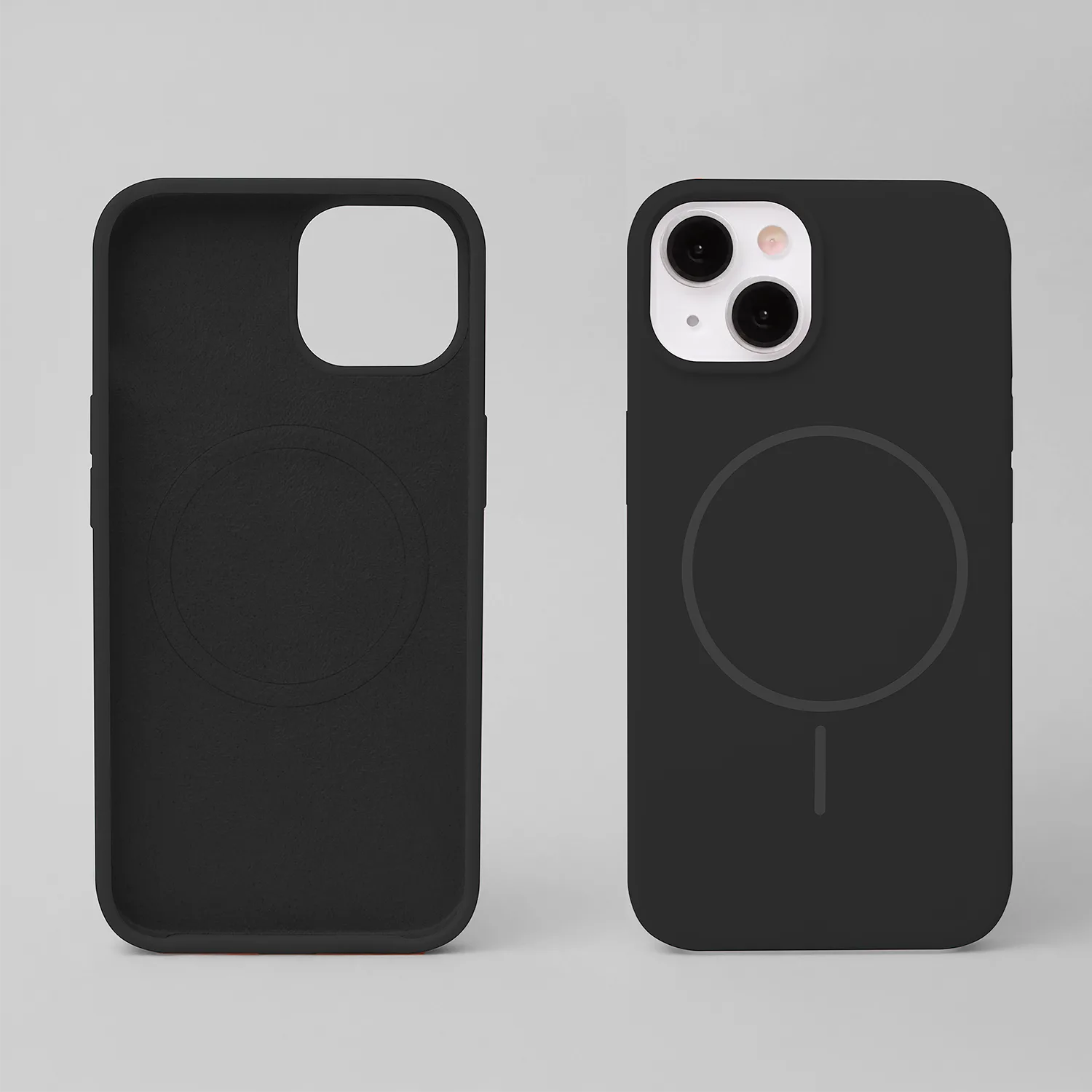 Silicone Thin Mag case for iPhone 12 / 12 Pro 6,1″ black