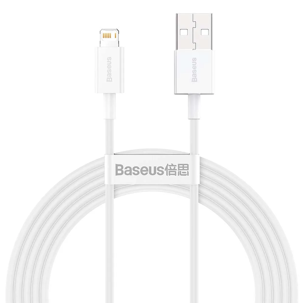 Baseus cable Superior USB - Lightning 2,0 m 2,4A white